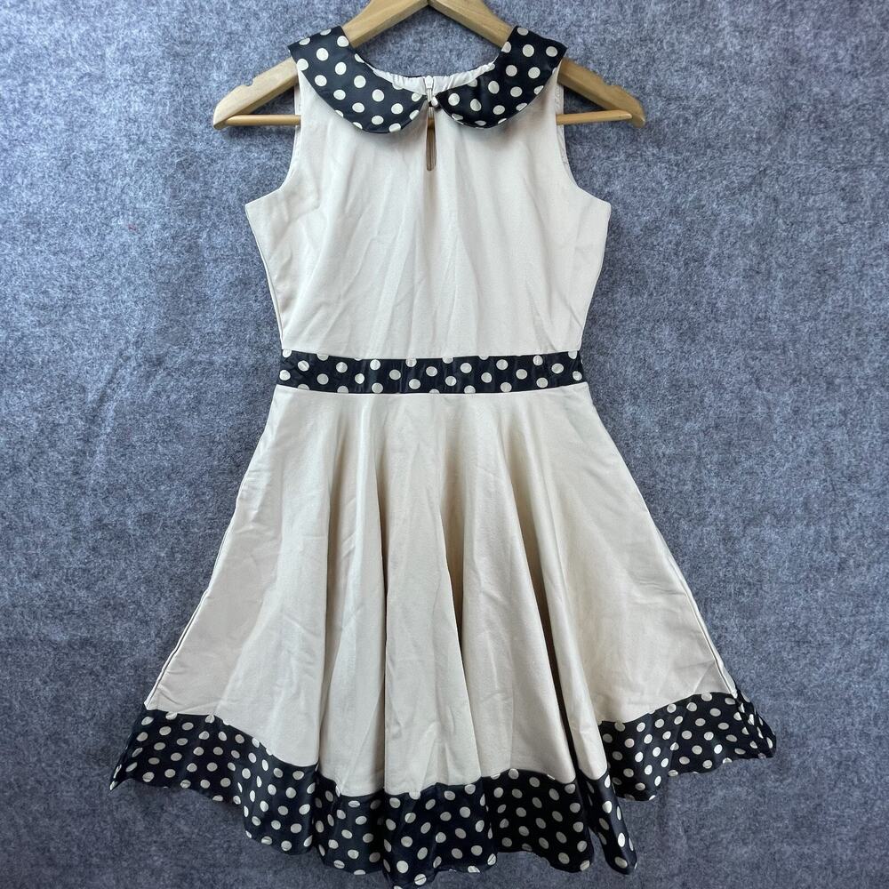 BlackButterfly Zoey Dress Girls 11/12 Polka Dot‎ Vintage Inspired Rockabilly